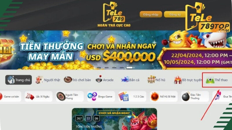 Vào sảnh thể thao để chơi cá độ bóng bàn